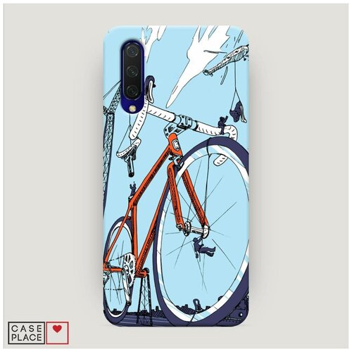 фото Чехол пластиковый xiaomi mi a3 lite хобби велосипед 10 case place