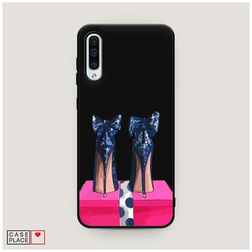 фото Чехол силиконовый матовый samsung galaxy a50 туфли на высоком каблуке case place