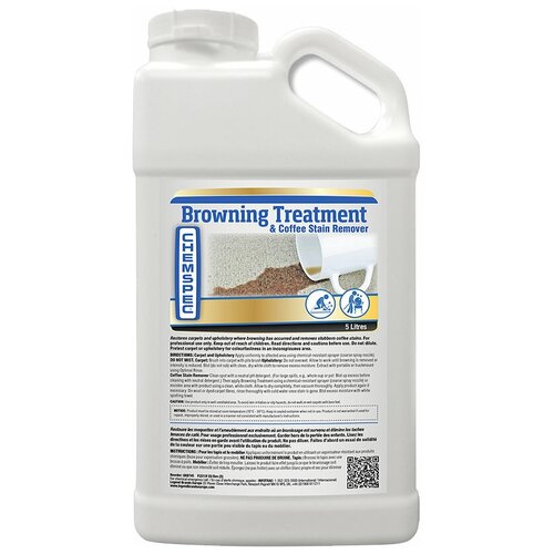 фото Средство устранения потемнения обивки chemspec browning treatment/coffee stain remover канистра 5 л