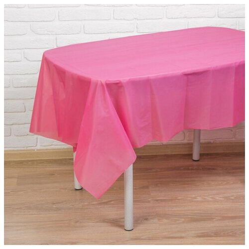 фото Скатерть "праздничный стол", цвет: розовый, 137х183 см happy pirate