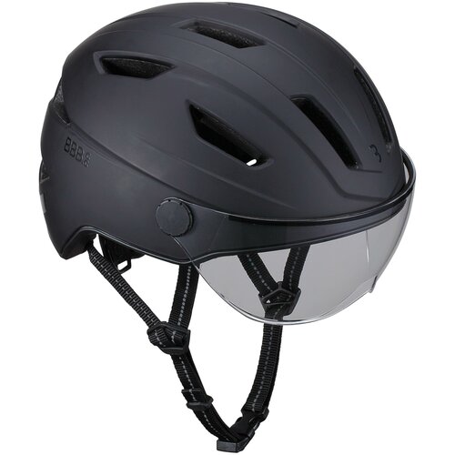 фото Шлем защитный bbb, move faceshield, m, matt black