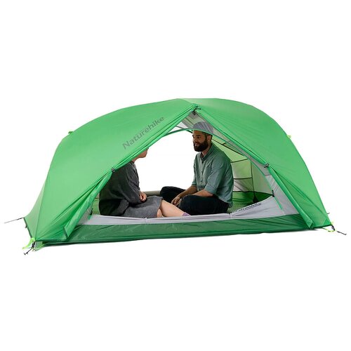 фото Палатка трекинговая двухместная naturehike star-river 2 ultralight (210t), green