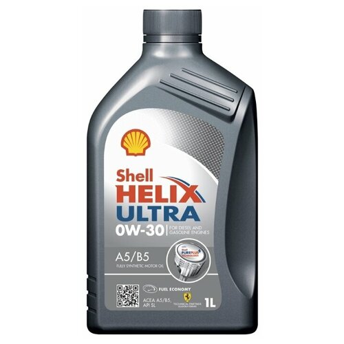 фото Синтетическое моторное масло shell helix ultra a5/b5 0w-30, 1 л