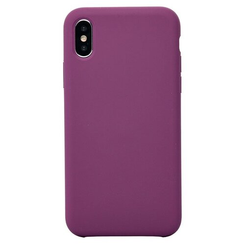 фото Силиконовый чехол silicone case для iphone xs max, спелый баклажан grand price