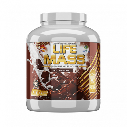 фото Гейнер для набора массы life mass banana milksake 6lb tree of life