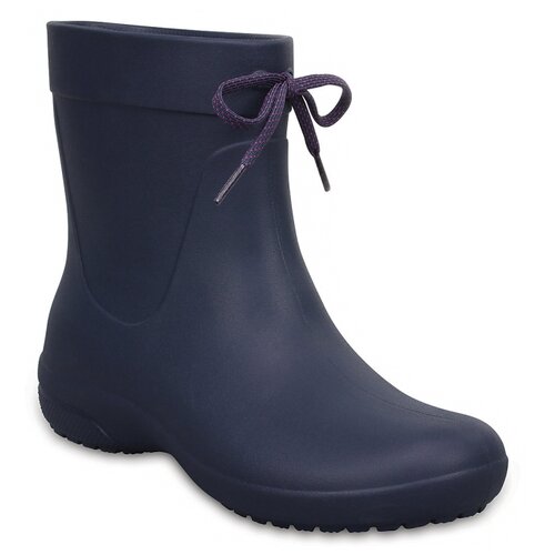 фото Резиновые сапоги crocs women's freesail shorty rain boots, размер 35(w5), navy