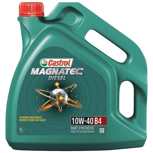 фото Полусинтетическое моторное масло castrol magnatec diesel 10w-40 b4, 1 л