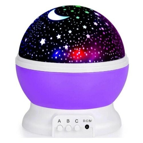 фото Проектор, детский проектор, проектор звездного неба, ночник проектор, фиолетовый best store