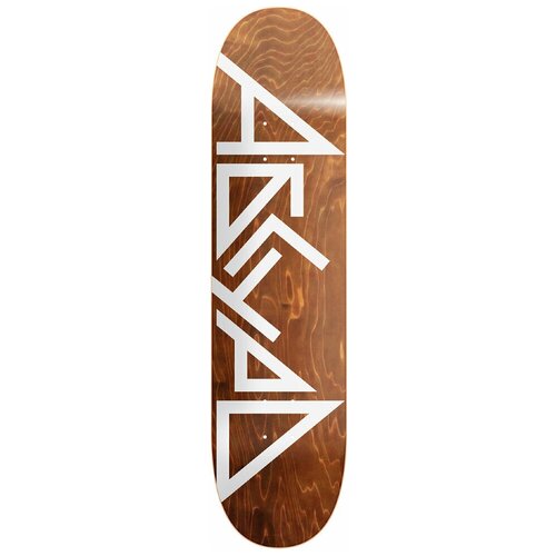 фото Дека для скейтборда абсурд logo brown 8.125 дюймов 2021 (8.125 дюйм) абсурд skateboards
