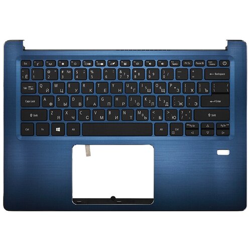 фото Клавиатура для ноутбука acer swift 3 sf314-41 голубая топ-панель с подсветкой