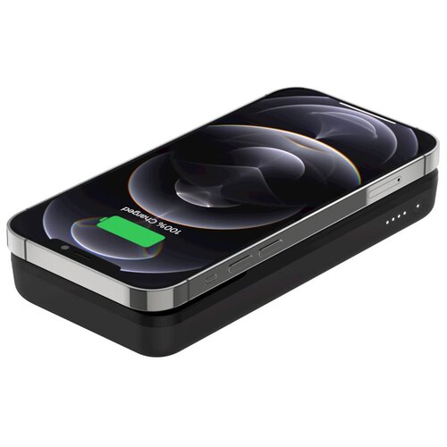 фото Внешний аккумулятор belkin magnetic wireless 10000mah (bpd001btbk) для iphone 12 (black)