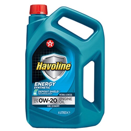 фото Синтетическое моторное масло texaco havoline energy 0w-20 4 л