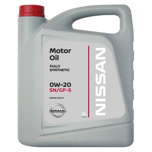 фото Синтетическое моторное масло nissan 0w-20 fs sn/gf-5, 5 л