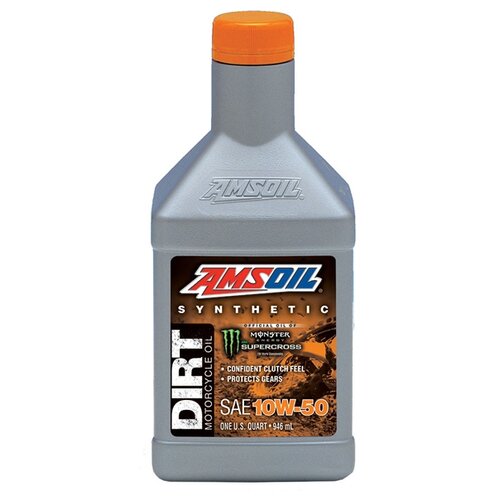 фото Синтетическое моторное масло amsoil synthetic dirt bike oil 10w-50, 0.946 л