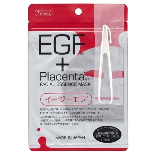 фото Japan gals маска placenta + egf фактор, 7 шт.