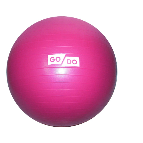 фото Мяч для фитнеса 'anti-burst gym ball' матовый. диаметр 55 см: fb-55 650 г (малиновый) sprinter