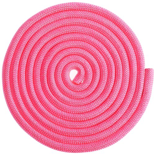 фото Grace dance скакалка для гимнастики утяжеленная с люрексом, 3 м, цвет розовый