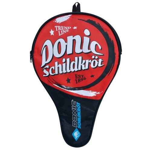 фото Чехол для ракетки для настольного тенниса donic-schildkrot по форме ракетки trendline, красный donic-schildkroet