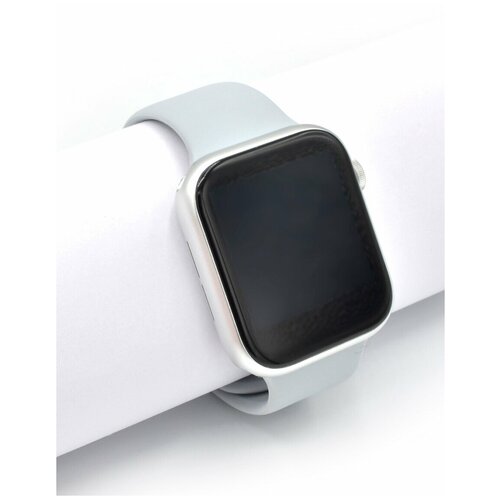 фото Ремешок (силиконовый) inaks для часов apple watch 38/40 серый