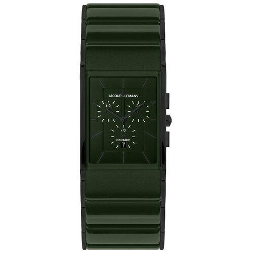 фото Наручные часы jacques lemans мужские часы jacques lemans 1-1941i, зеленый