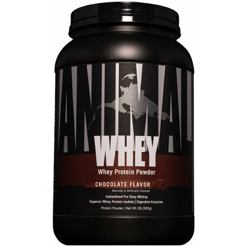 фото Протеин сывороточный изолят universal nutrition animal whey (908 г) шоколад