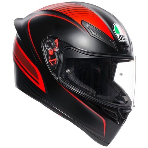 фото Шлем agv k-1 warmup black- red agv 210281a2i0011004