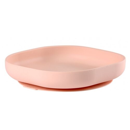 фото Тарелка beaba silicone suction plate, pink