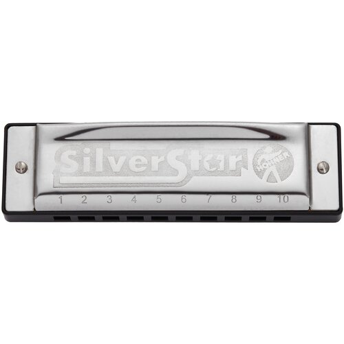 Губная гармошка Hohner Silver Star 504/20 Small box (M5041167) Bb, черный губная гармошка hohner hot metal m57211x bb черный