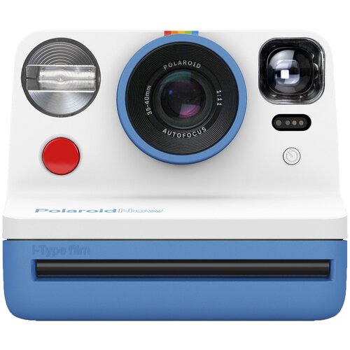 фото Фотоаппарат моментальной печати polaroid now i-type instant camera, синий