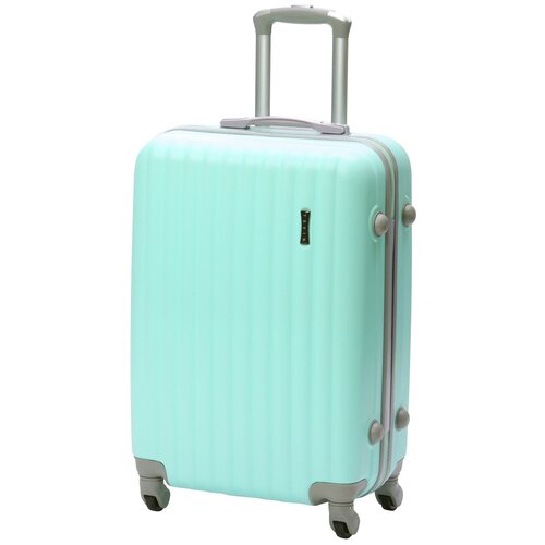 фото Маленький чемодан для ручной клади на колесах в самолет тевин, фуксия (розовый) 0039, размер s, 37 л (55 40 20) tevin