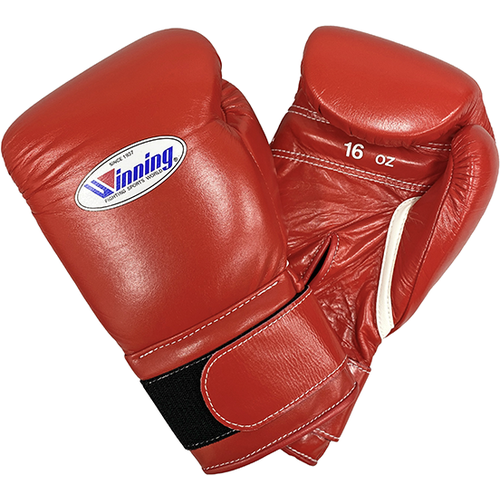 фото Перчатки боксерские winning boxing gloves ms-600-b, 16 унций, белые