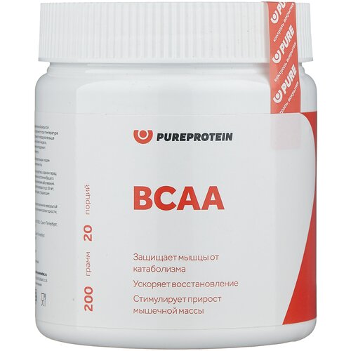 фото Аминокислота pure protein bcaa, лесные ягоды, 200 гр.