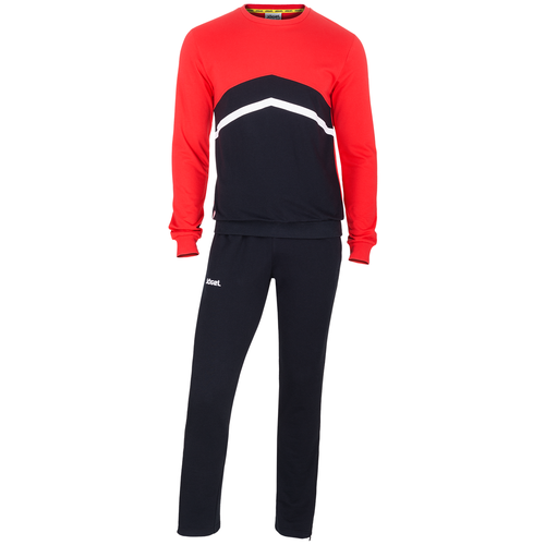 фото Тренировочный костюм jogel jcs-4201-621, хлопок, черный/красный/белый (m)