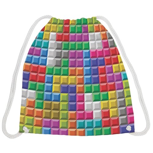 фото Joyarty рюкзак-мешок игровые клетки bpa_23514, разноцветный