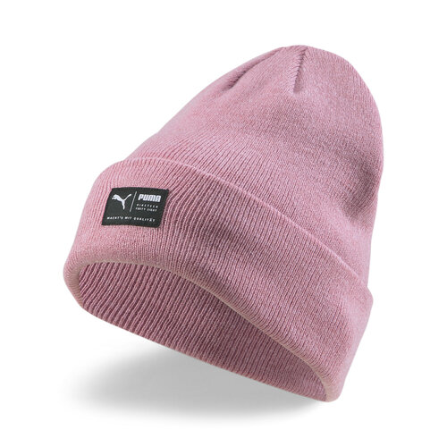 фото Шапка puma archive heather beanie, размер one size, розовый