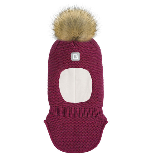 фото Балаклава шлем gusti, демисезон/зима, подкладка, размер 50/52, бордовый
