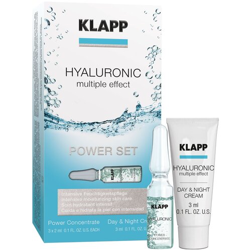 фото Klapp cosmetics набор "сила увлажнения" hyaluronic power set