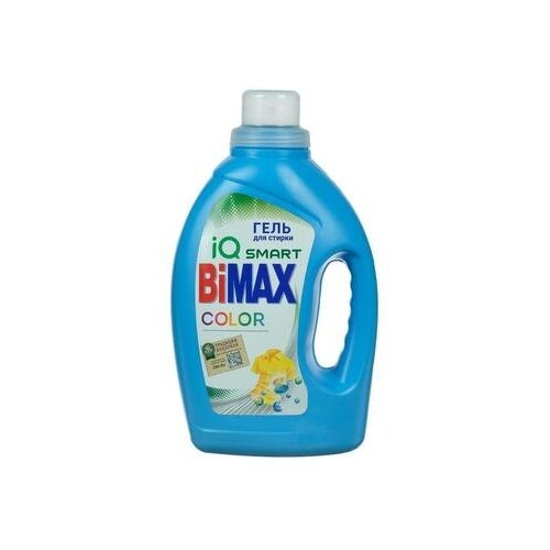 фото Гель для стирки bimax color iq smart, 1.3 кг, бутылка