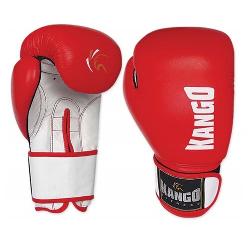 фото Перчатки боксерские kango bmk-004 red/white pu 14 унций