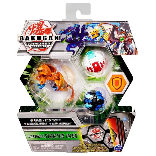 фото Игровой набор spin master bakugan starter pack fused pharol x gillator ultra 6059945