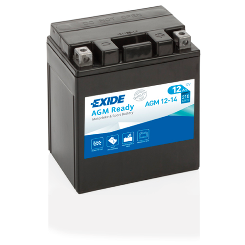 фото Аккумулятор мотоциклетный exide agm 12v 12ah