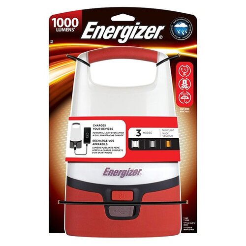 фото Кемпинговый фонарь energizer usb lantern белый/красный