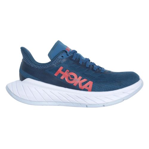 фото Беговые кроссовки hoka carbon x 2 w moroccan blue/hot coral (us:5,5) hoka one one