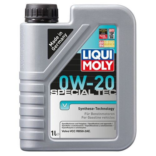 фото Синтетическое моторное масло liqui moly special tec v 0w-20, 5 л