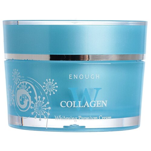 Купить Крем для лица с коллагеном W Collagen Whitening Premium Cream, 50 г, ENOUGH