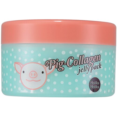 фото Holika holika ночная гелевая маска pig collagen jelly pack, 80 г