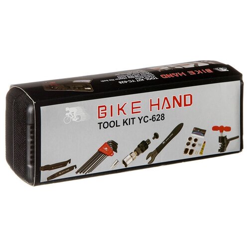 фото Набор инструментов для ремонта камер велосипеда bike hand yc-628 черный