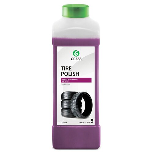 фото Полироль для шин grass tire polish 121201, 1 л, концентрат 1 шт.