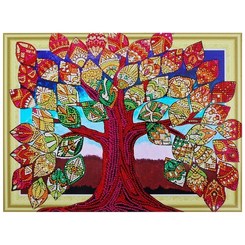 фото Color kit набор алмазной вышивки дерево счастья (fm005) 30х40 см