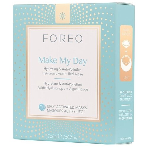 фото Foreo make my day маска, активированная ufo, 6 г, 7 шт.